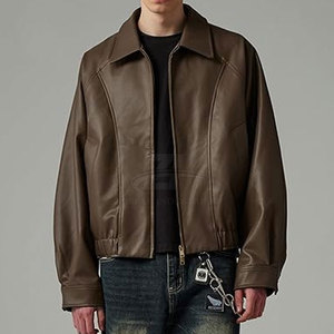 Made In Pakistan Latest Design Leather Bomber <b>Jacket</b> For Men In Different Color Outerwear Winter <b>Jacket</b> - Product Image 3