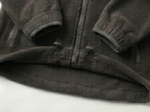 Chaqueta de Forro Polar Negra para Hombre, Cierre Completo, Cuello Alto, Estilo Casual para Otoño, Corte Regular, Tejido de Poliéster, Color Sólido - Product Image 4