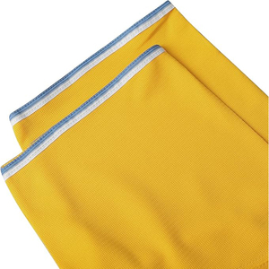 Bright Yellow Performance <b>Baseball</b> Jersey Unique Light Blue and White Double Piping Full Button Style - Product Image 4