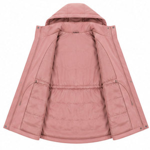 Chaqueta Parka de Invierno para Mujer con Acolchado Térmico Grueso, Capucha de Piel Sintética y Exterior Impermeable para Frío Extremo - Product Image 6