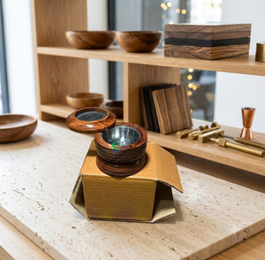 Support à encens en bois de santal fait main, écologique, diffuseur d'aromathérapie spirituelle, brûleur de parfum de bureau, décoration intérieure - Product Image 3