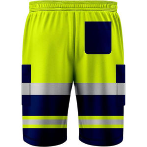 Shorts de travail décontractés pour hommes, tactiques, extensibles, cargo, taille élastique, multi-poches, pour l'extérieur, séchage rapide, légers - Product Image 4