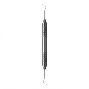 Explorador dental de doble punta de acero inoxidable quirúrgico de alta precisión con mango hueco ergonómico. - Product Image 4