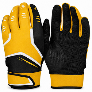 Guantes de Bateo de Béisbol de Cuero Ecológico de Alta Calidad, Transpirables, Antideslizantes, Duraderos, Diseño Personalizado, Profesionales, para Deportes de Equipo - Product Image 3