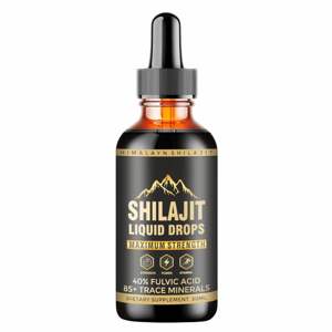 Gouttes liquides de Shilajit pur OEM, originales de l'Himalaya, riches en acide fulvique à 80 % pour soutenir la force et l'endurance - Product Image 1
