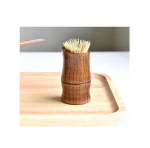 Boîte à cure-dents en bois haut de gamme pour salle à manger, étui personnalisé, nouvel article de cuisine artisanal - Product Image 1