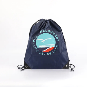 Mochila Deportiva Impermeable de Poliéster con Logotipo Personalizado, Bolsa de Gimnasio con Cordón, Color Personalizado, Precio de Fábrica al por Mayor - Product Image 1