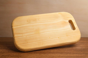 Planche à découper haut de gamme en bois d'acacia et mangue, 1,5 cm d'épaisseur, rectangulaire, style fruit élégant, ustensile de cuisine artisanal, durable, compatible lave-vaisselle - Product Image 3
