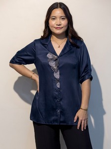 100% Cotton <b>Half</b> Sleeve <b>Shirt</b> for Women Comfortable & Breathable Casual Wear and Party Wear <b>Shirt</b> Buy Direct from Supplier - Product Image 3
