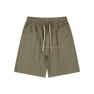 2025 Men's 260G Heavy Retro Casual <b>Sweatpants</b> Mid Street Hip Hop Baggy Pocket Fashion <b>Shorts</b> Print SpringSummer Collection - Product Image 6