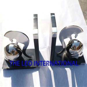 Sujetalibros de aluminio con diseño de asta de ciervo para biblioteca, sujetalibros de escritorio dorados, artesanía, sujetalibros personalizados, los más vendidos - Product Image 3