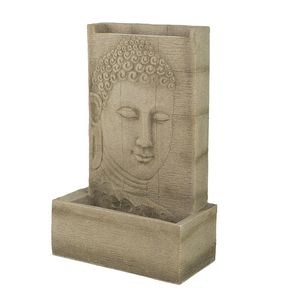 Catégorie de produit Fontaine d'eau intérieure et extérieure Bouddha en grès 25x13x39 avec lumière - Product Image 2