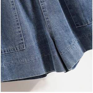 Women <b>Denim</b> Jean Shorts High Waist Casual Summer Bottoms <b>Stretch</b> Fit Fashion Daily Wear Comfortable Outdoor Style - Product Image 3
