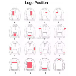 Personalizable 500 Gsm invierno recortado de ganchillo liso teñido con capucha hombres diseñador Unisex peso pesado pulóver bordado Logo lujo - Product Image 3