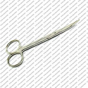 กรรไกรตัดเย็บผ้าก๊อตล์แมน ฟ็อกซ์ ซุปเปอร์คัท แบบโค้งสองด้าน ขนาด 13 ซม. ผลิตจากเหล็กกล้าไร้สนิมเยอรมัน สำหรับงานทันตกรรมและศัลยกรรม จำนวน 3 ชิ้น - Product Image 2