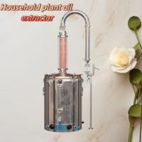 Machine automatique de distillation d'huile essentielle pour camomille chanvre gingembre vanille avec distillateur d'alcool à vapeur électrique