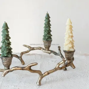 Christmas Decorative Candle Holder for Holiday Home Decor Handmade Metal Candle Holder for Christmas Zahid Exports - Product Image 2