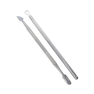 Pousse-cuticules double embout en acier inoxydable de haute qualité, réutilisable - Product Image 4