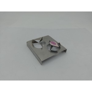 New Arrival Stainless Steel Square Trivet with <b>Red</b> Sun Design Non-Slip Modern Table Mat - Product Image 6