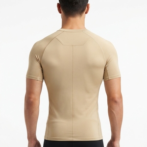 T-shirt de compression à manches courtes pour homme, style Bape, vêtements de sport, fitness, athlétisme - Product Image 2