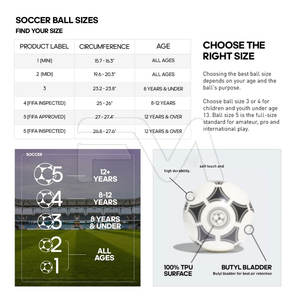 ปากีสถานผลิตลูกฟุตบอลไฮบริดแบบใหม่ ดีไซน์ทันสมัย ขายดีที่สุด สีและขนาดตามสั่ง - Product Image 6