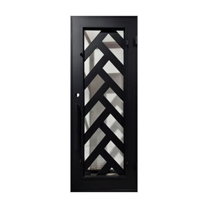 Royal Luxury Modern Steel Entrance <b>Door</b> Rust-Resistant Powder Coating Easy Assembly Exquisite Glass Detailing for Exterior Use - Product Image 2