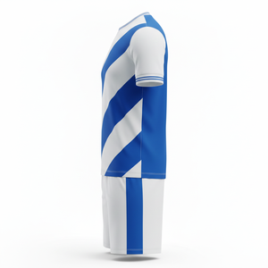 ชุดฟุตบอลยูนิเซ็กซ์พร้อมกางเกงขาสั้น ชุดสองชิ้น Eco Fusion ชุดกีฬาฝึกซ้อมฟุตบอลแบบยั่งยืน รับผลิตตามแบบ OEM - Product Image 3