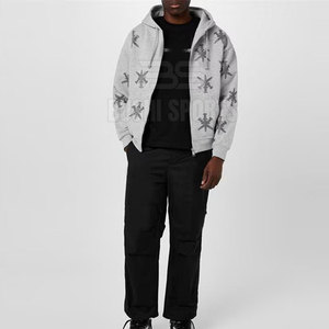 Sudadera con Pedrería para Hombre, Servicio OEM, Corte Ajustado, Gran Venta - Product Image 3
