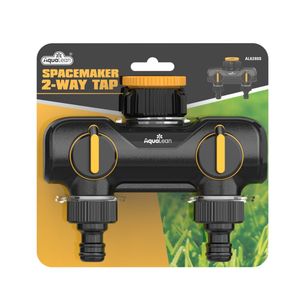 Divisor de Agua para Jardín de Doble Salida ABS, Resistente, Fácil de Instalar, Adaptador de Manguera de Riego para Uso en Exteriores - Product Image 3