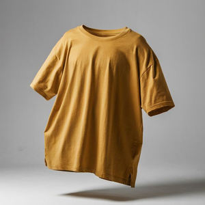 Camiseta de Hombre de Talla Grande, Oversize, Casual, de Lujo, 100% Algodón, de Peso Pesado, con Logotipo Personalizado, Directo de Fábrica en Bangladesh - Product Image 3