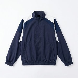 New Wholesale Custom Logo Blue White <b>Men's</b> Nylon Wind Breaker Sets For <b>Summer</b> Outdoor <b>Men</b> Suit Classic Streetwear <b>Jacket</b> Trouser - Product Image 2