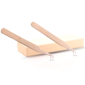 Wholesale Price Sustainable Steel High Precision Tweezers With Card <b>Box</b> Packing For Multiple Eyelash Extension Techniques - Product Image 5