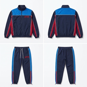 Custom <b>Vintage</b> Oversized <b>Windbreaker</b> Tracksuit Men OEM Manufacturer | Low MOQ - Product Image 2