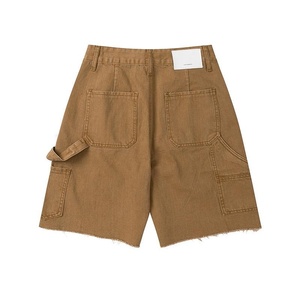 Shorts de plage en coton pour hommes, design personnalisé, style nouveau, couleur unie, pantalon de jogging - Product Image 5
