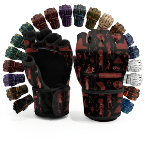 Gants de Sparring d'Arts Martiaux à Soutien de Poignet Renforcé, Équipement de Protection Extérieur, Design Personnalisé Sérigraphié - Product Image 1