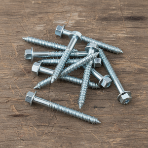 Tornillos de rosca fina para madera con cabeza hexagonal externa PDC, de acero al carbono, zincados, métricos, grado 4 - Product Image 4