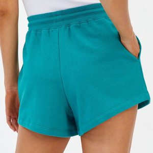 Shorts Bermuda en coton uni avec cordon de serrage à la taille et poches latérales, vêtements décontractés pour hommes - Product Image 2