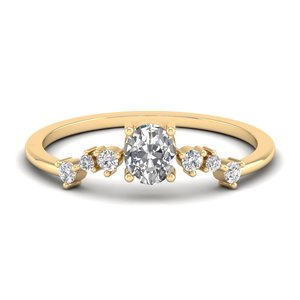 Bague en diamant cultivé en laboratoire HPHT CVD sur mesure REYES, en or blanc massif 14 carats, certifiée IGI, bagues de fiançailles - Product Image 6