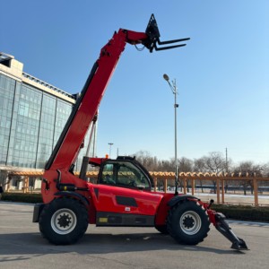 מלגזה טלסקופית בעלת כושר הרמה של 4 טון, גובה הרמה של 17.6 מטר, מנגנון הליכה מסוג סרטן, תפעול גמיש. - Product Image 2