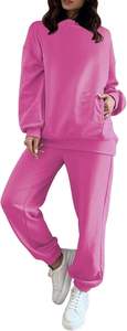 Women's Two-Piece Reversible Athletic Tracksuit Set High-Stretch 100% Cotton <b>Hip</b>-Hop Activewear Eco-Friendly Fleece Lining <b>for</b> - Product Image 6