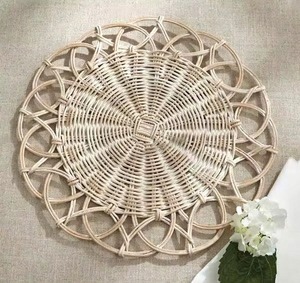 Rattan <b>Wall</b> <b>Decor</b> Circular Bohemian Woven Art Nature Theme Home <b>Decor</b> Living Room <b>Wall</b> Sculpture Single-piece Package - Product Image 1