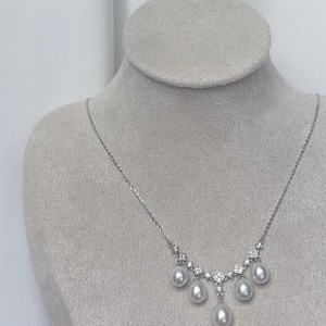 Collar de Perlas de Agua Dulce con Colgante de Gota de Agua de Estilo Barroco, Collar Vintage de Palacio con Perlas Aurora Rice, Cadenas Finas Sólidas de Plata S925 - Product Image 3