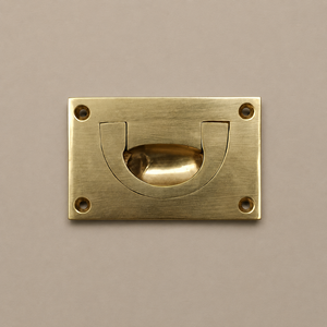 SHUBHAM Solid Brass <b>Chest</b> <b>Handle</b> – Heavy Duty Recessed Flush Pull <b>Handle</b> for Drawer, Cabinet & Furniture - Product Image 3