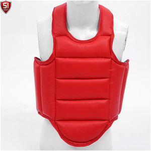 Protector de Pecho para Boxeo de PU, Chaleco Protector Unisex para Entrenamiento de Artes Marciales, Duradero y Transpirable - Product Image 1