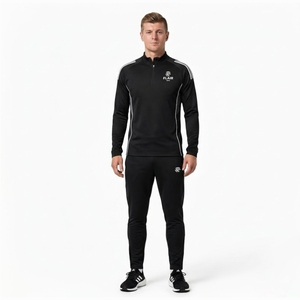 Conjunto de Entrenamiento de Fútbol de Alto Rendimiento – Chaqueta Transpirable con Cierre Completo y Pantalones Deportivos Ajustados - Product Image 2