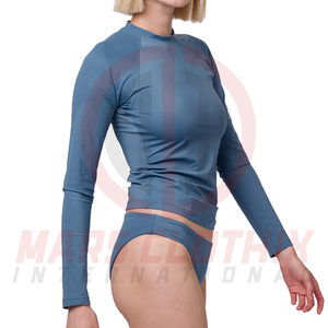 Factory Direct Supplier Lightweight And Breathable <b>Women</b> <b>Compression</b> Shirt <b>Top</b> Selling Customized Sublimated <b>Women</b> Rash Guards - Product Image 4