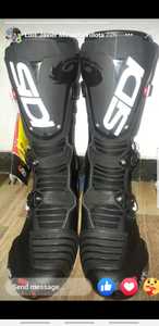 Men's Full Sleeve Leather <b>Motorcycle</b> <b>Jacket</b> and Pants Set Windproof All Seasons Racing Wear - Product Image 4