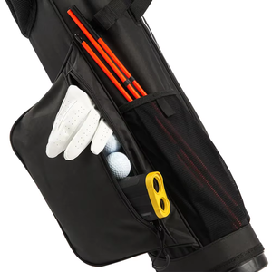 Porte-tee de golf en cuir PU polyvalent et tendance, léger, durable, portable, grande capacité, sac de ceinture pour balles de golf avec fermeture à bouton - Product Image 6