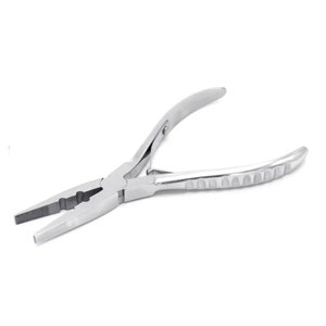 Pinza para extensiones de cabello para equipos de salón de belleza y ajuste profesional del cabello, con cuerpo de metal resistente y diseño de trabajo sencillo - Product Image 2