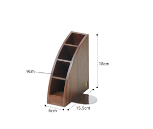 Portalápices de bambú para uso en oficina - Product Image 2
